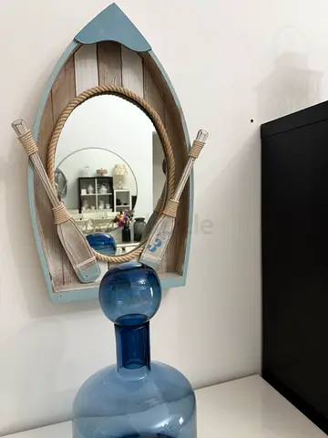 Decorative Boat‑Shaped Mirror