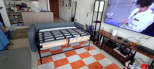 Ikea gunnared dark Sofa bed