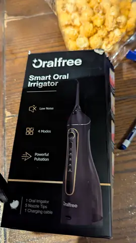 Oralfree Smart Oral Irrigator - Low Noise  Powerful Pulsation!