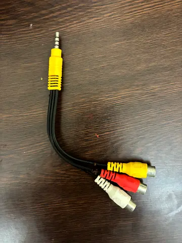 Brand New 3 RCA Cable Audio and Video AV Component Adapter Cable 1 to 3 Converter