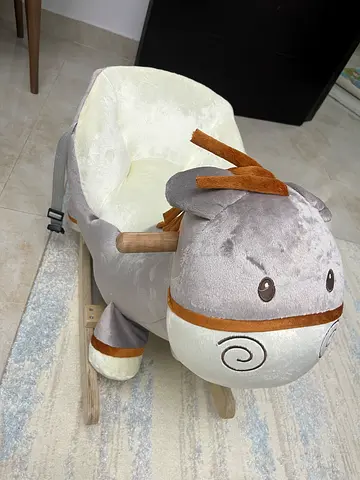 Cute Plush Rocking Horse for Toddlers