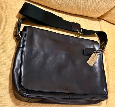 Coach pure leather briefcase (new)