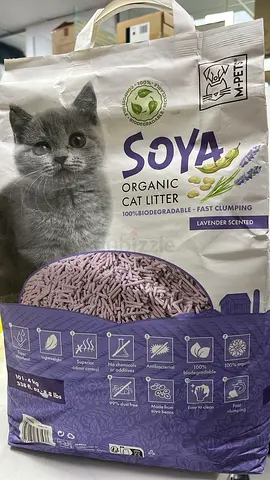 Mpets Soya Organic Cat litter Lavender 10L
