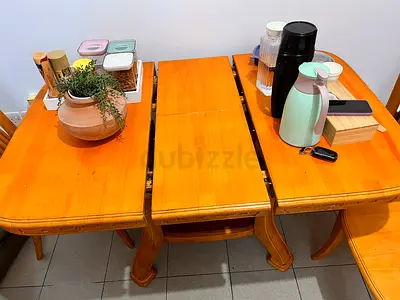 Stylish Extendable Dining Table with chair