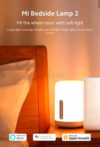 Mi Bedside Lamp 2 - Smart Voice Control  Soft Lighting
