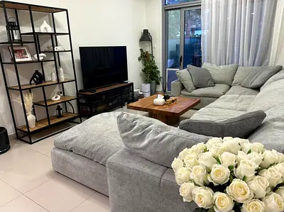 Looks great Condition Pan Home pianca Corner Sofa with footstool