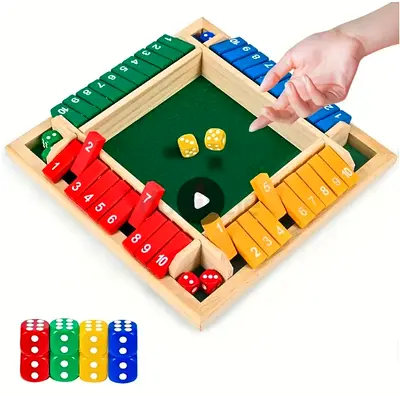 Wooden Dice Game for 2-4 Players AED 40