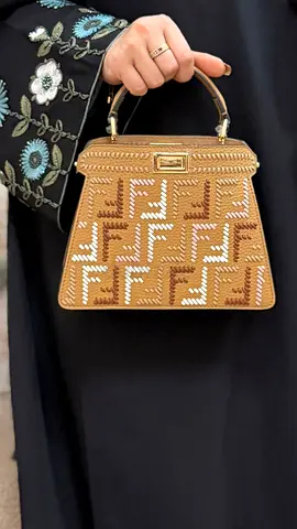 Fendi peekaboo small Cuoio Romano leather handbag