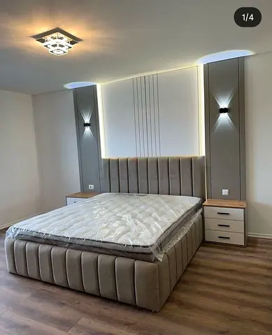 Elegant Modern Bed With Mattress | Custom Beds