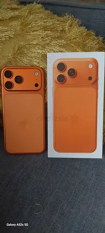 Apple iPhone 17 pro max in Stunning Orange Color