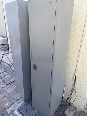 Sturdy Grey Steel Wardrobe for Sale