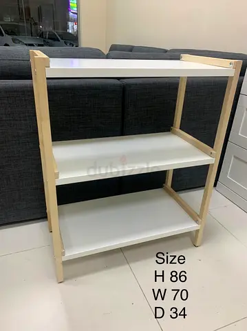 Sturdy and Stylish 3-Tier Shelf for Your Home