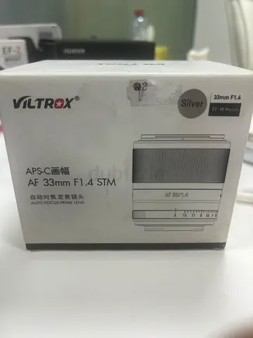 Silver Viltrox 33mm F1.4 STM Lens for canon Cameras - Auto focus Prime Lens