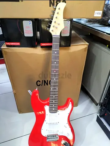 Bright Red Electric Guitar for Sale