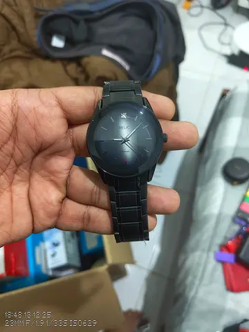 Elegant Black Casual Watchv elic each from fossil