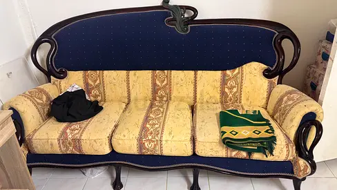 Elegant Vintage Sofa with Unique Design