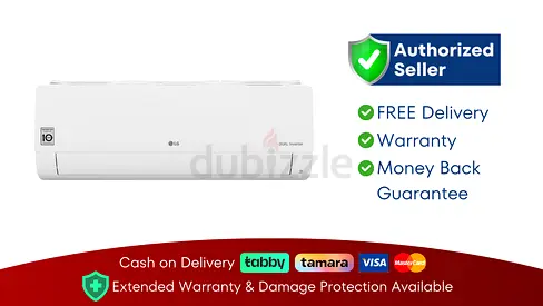 Split AC 1 Ton LG Dual Inverter Air Conditioner ● Brand New | 1 Year Warranty | FREE Delivery