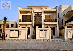 Palace-style villa for sale - in the most prestigious areas of Ajman - freehold ownership for all na