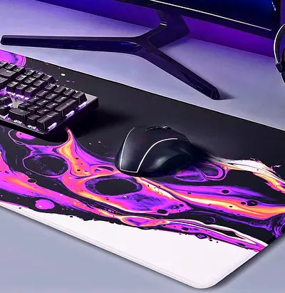 Stylish Gaming Mouse Pad with Vibrant Design XL 90x40 cm