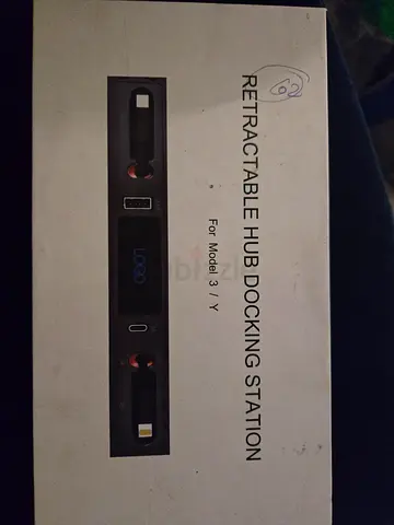 For Tesla Retractable Hub Docking Station for Model 3/Y