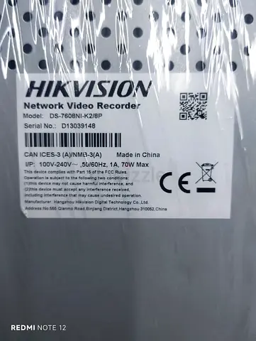 Hikvision NVR 7608NI-K2/8P