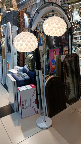 Elegant Two-Bulb Floor Lamp