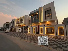 It consists of 5 master bedrooms, a living room, a hall, and an office terrace. The price is 1,900,0