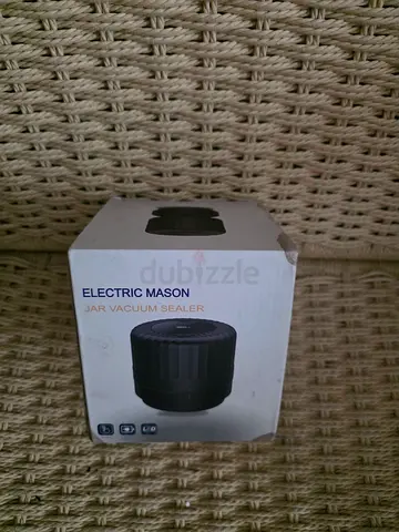 Electric Mason Jar Vacuum Sealer. Brandnew. Never Used. AED 45 only! Free Delivery!