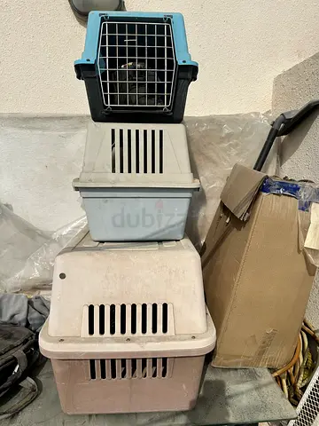 Stack of Pet Carriers for Sale