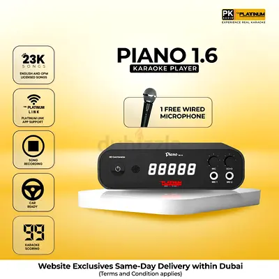 Piano + 2 Wired Mic (KS-5000)