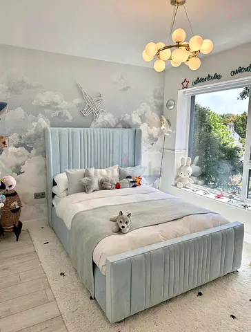 New customize bed queen size elegant design.