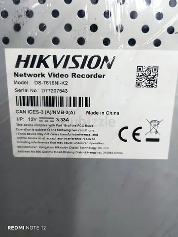 Hikvision NVR-7616NI-K2