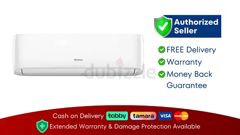 Split AC 1 Ton Hisense Inverter Air Conditioner ● Brand New | 1 Year Warranty | FREE Delivery