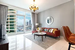 PALM AND MARINA VIEW | MONTHLY RENTAL | SUNRISE BAY