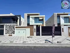 A fully furnished villa in Ajman, including air conditioning, electricity, and water, featuring supe