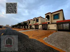 Villa for sale in Ajman, Al Helio area. 5 master bedrooms, majlis, living room, maid's room, cen