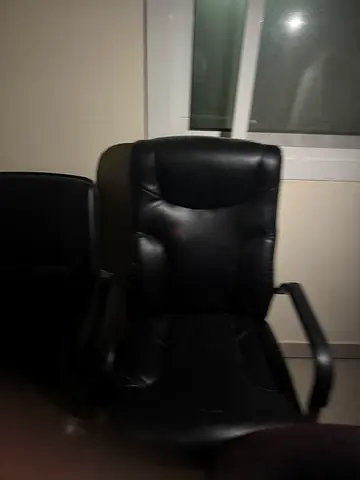 Comfortable Black Office Chair.all  aed 150