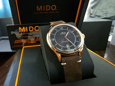 Mido Swiss Automatic Watch - Mido Multifort Patrimony (Brand New)