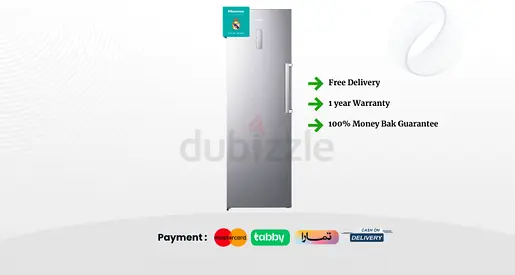 Hisense Freezer 356L Single Door