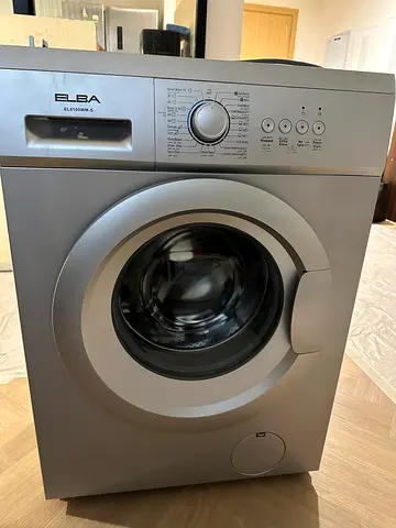 Elba Front Load Washing Machine for Sale. Barely used, almost brand new. Available immediately.
