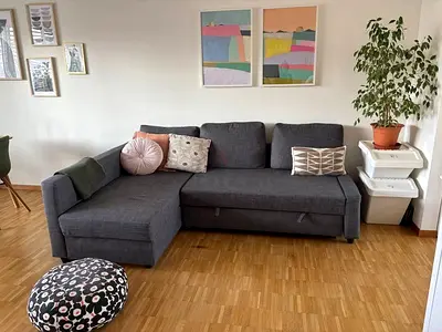 L shape sofa bed with storage