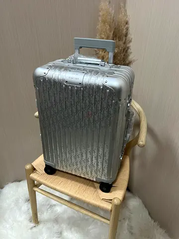 Dior X  Rimowa cabin silver