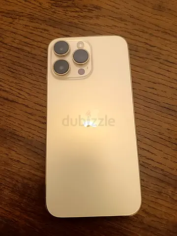 Iphone 14 pro max gold 128gb like new without any scratch