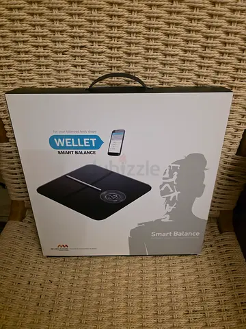 WELLET Smart Balance Scale - Your Health Assistant. Brandnew.  Worth over AED 600. Selling: AED 230