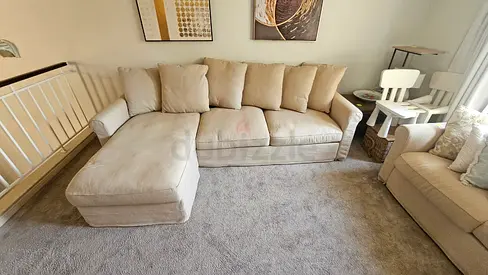 Almost brand new Ikea Gronlid L shape sofa Bed with storage