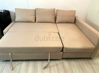 Comfortable Beige Sofa Bed for Sale