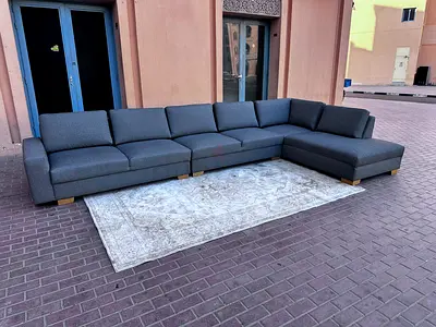 Looks great Condition Ikea Sorvoline Sofa dark gray