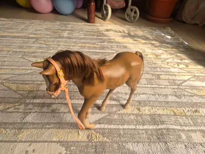 Realistic Toy Horse for Imaginative Play