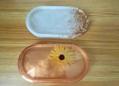 2 New Resin Coasters