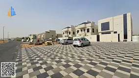 Villa for sale in Zahia, 25-meter setback on a main street, freehold ownership for all nationalities